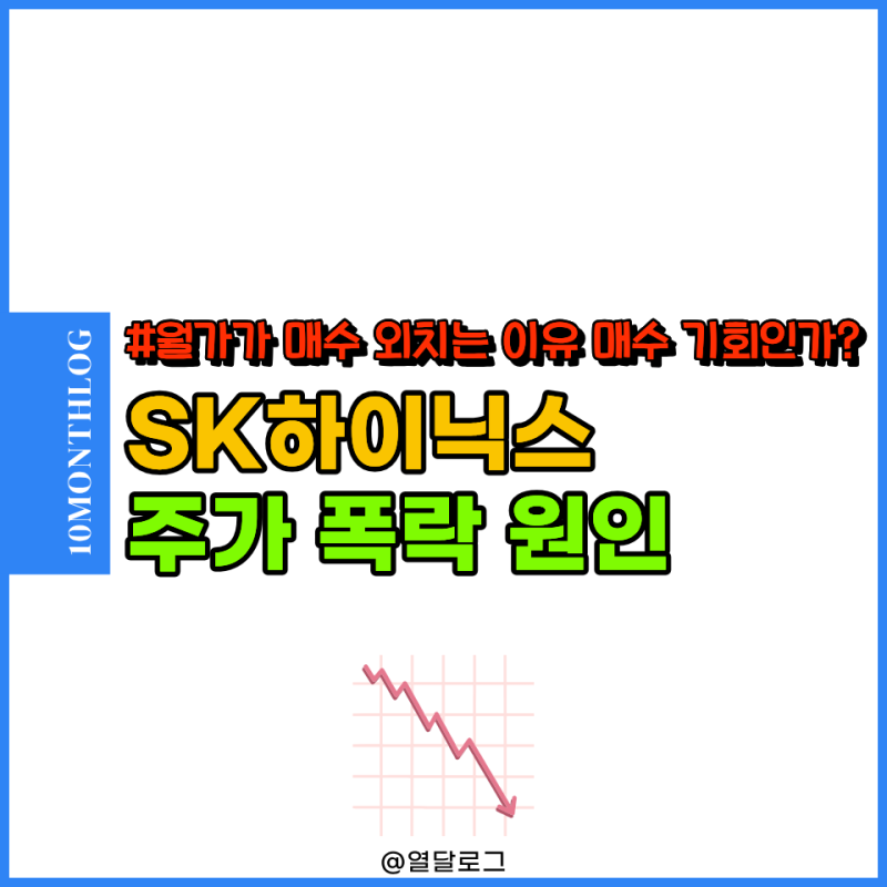 SK하이닉스 주가 하락 원인! -52% 폭락에도 월가가 매수 외치는 이유