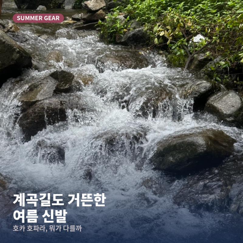 여름 트레킹화 고르는 법, 통풍과 방수 뭐가 먼저일까
