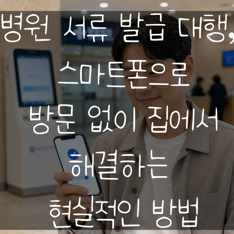 병원 서류 발급 대행, 스마트폰으로 방문 없이 집에서 해결하는 현실적인 방법 ｜대구 보험....