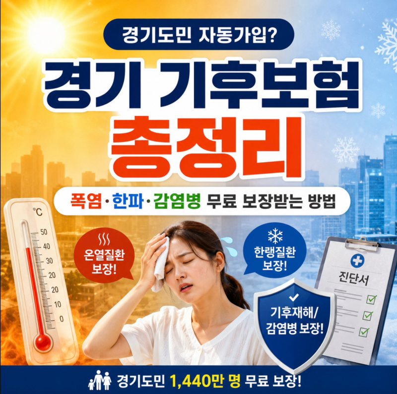2026 경기 기후보험 임산부 특약｜대상·보장내용·청구방법 총정리 (신청서 양식 첨부)