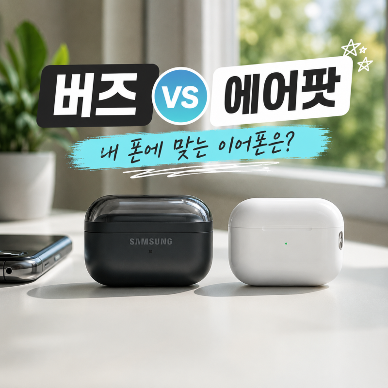 갤럭시 버즈4 프로 vs 에어팟 프로3 비교, 내 스마트폰에 맞는 선택은?
