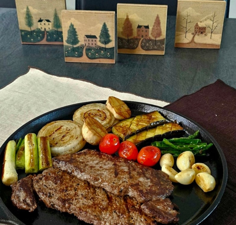 소고기스테이크 어렵지 않게 맛있게 구워 먹기~채끝스테이크