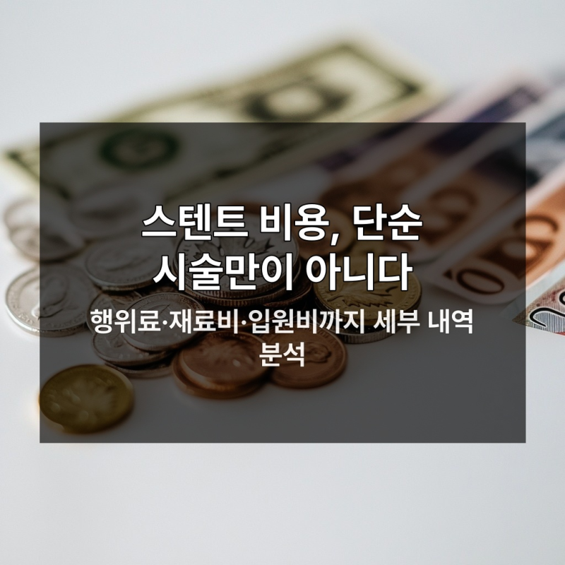 심장 스텐트 비용 폭등, 지금 몰라서 낭패 보는 이유