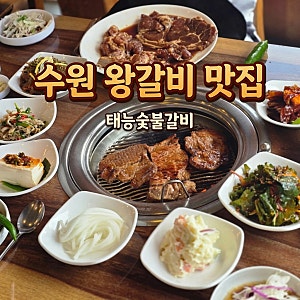 수원 90년대 돼지 왕갈비 맛집 "태능숯불갈비" 화장실 정보 포함