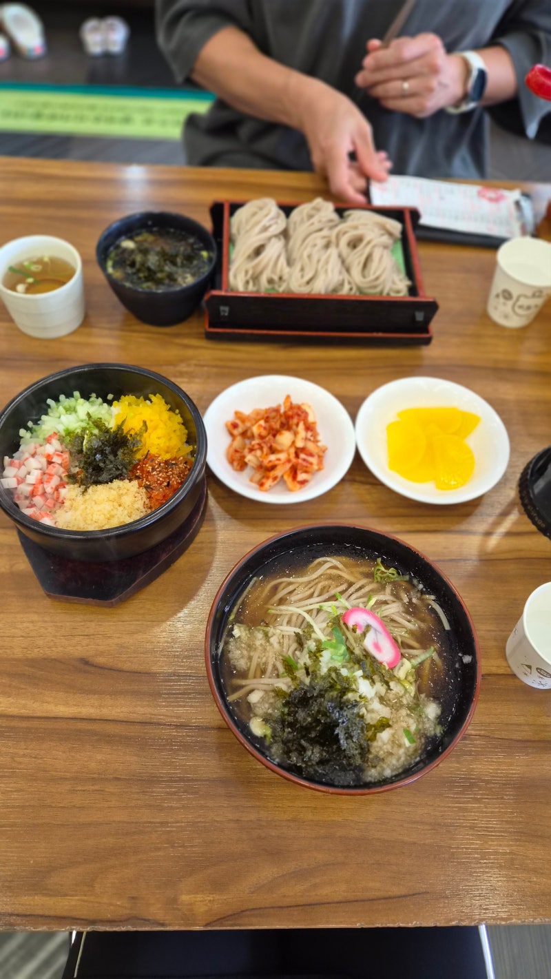기록 #18. 일산 소바 맛집 유혜자의 일산소바 후기 - 판모밀, 알밥, 냉모밀 3종 세트