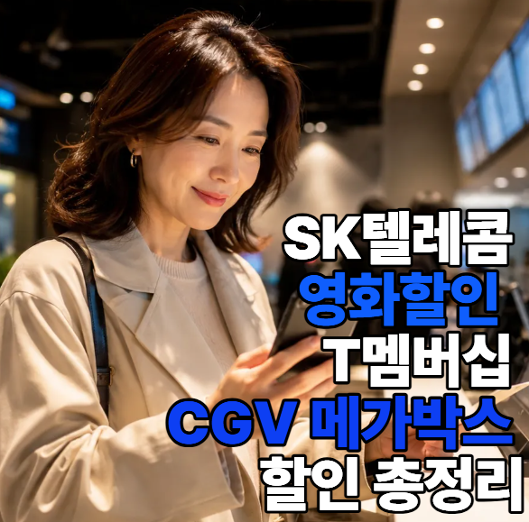SK텔레콤 영화할인 2026 T멤버십 CGV 메가박스 할인 총정리