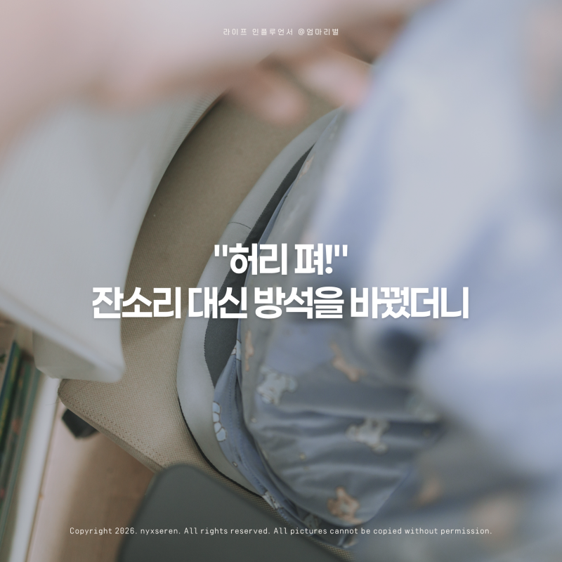 스터디랩 자세교정 바른자세 수험생방석 초등학생 공부방석 후기