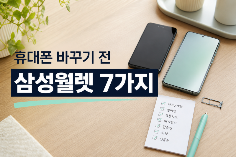 휴대폰 바꾸기 전 삼성월렛부터 보세요, 교통카드 잔액 놓치기 쉬운 7가지