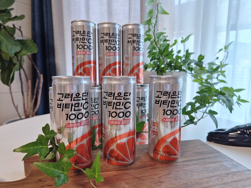 고려은단 비타민C 1000 스파클링 제로, 제로 칼로리 스파클링 음료