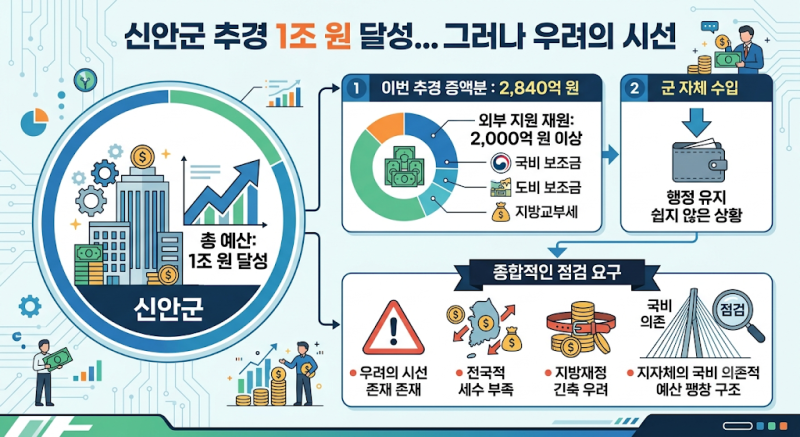 인구 3만 7천 군에 예산 '1조 원'?… 현금성 사업 집중에 쏠린 의문과 비판