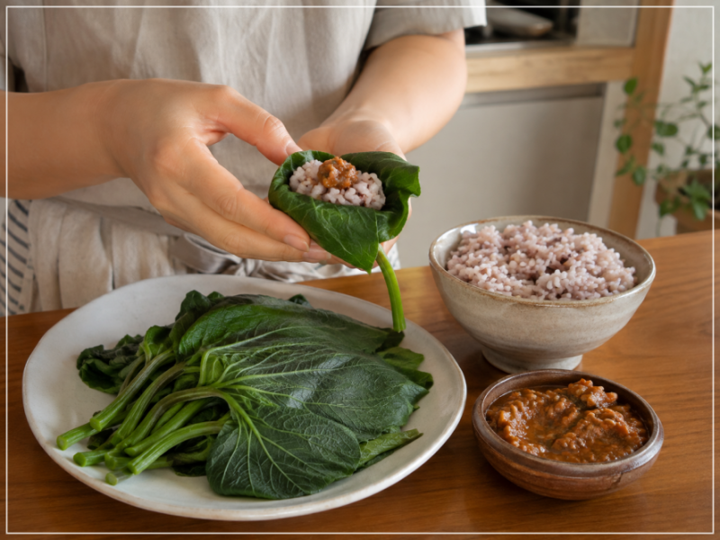 제철 호박잎 손질법 "그냥 찌지 마세요" 부드러운 식감 비결