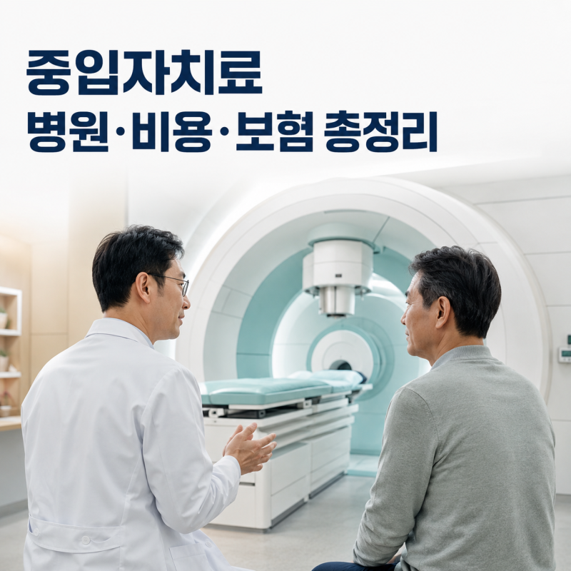 [2026년 최신] 국내 중입자치료 가능 병원과 비용, 치료가능 암 총정리 (+ 암보험, 실비보험 비....