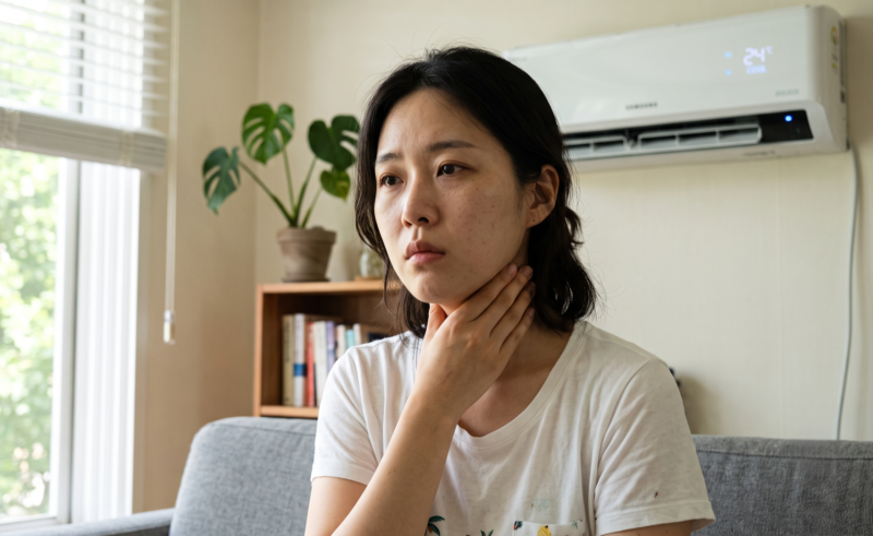 편도염증상 여름에도 극성인 이유와 편도염전염 가능성은?