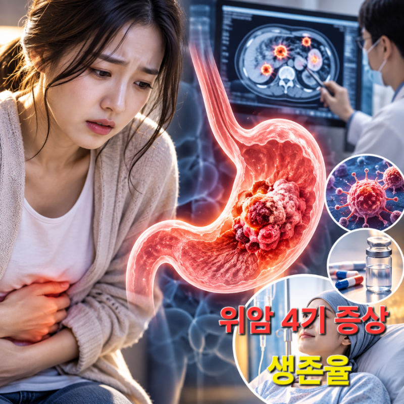 위암 4기 초기 증상과 5년 생존율, 전이 시 치료 방법 총정리 (현실 팩트체크)
