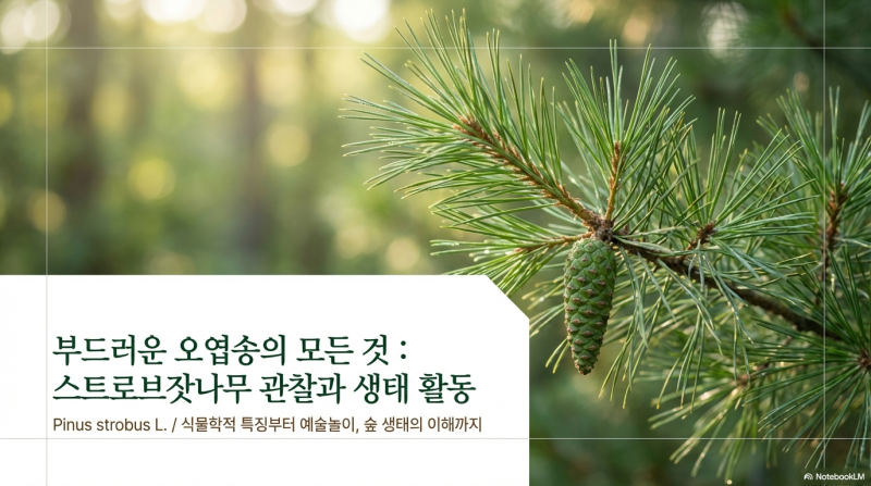 스트로브잣나무 특징부터 놀이까지, 부드러운 오엽송 이야기