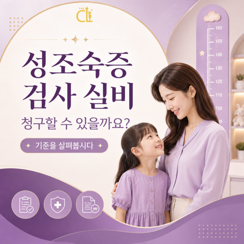 성조숙증 검사 실비 청구할 수 있을까요? 기준을 살펴봅시다.