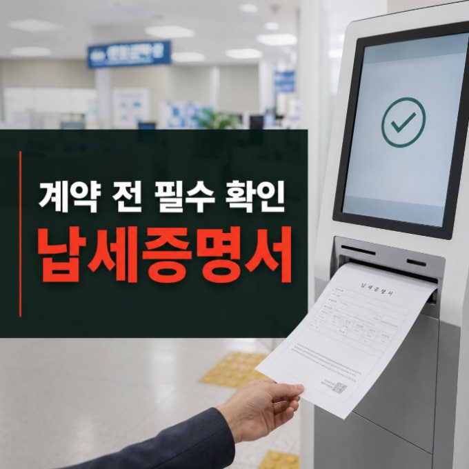 전세 계약 집주인 세금 확인하는 방법 국세 지방세 납세증명서 활용 가이드