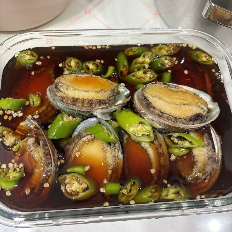담백하게 맛있는 전복장 만들기(feat. 1kg 16-18미 사이즈)
