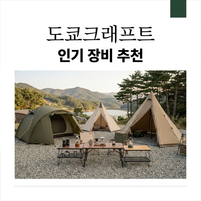 도쿄크래프트 캠핑 장비 추천 코드유닛부터 텐비 에피카 완벽 정리