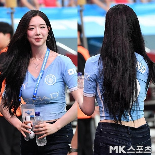 화제의 핏 비결 김채연 맨시티 유니폼 비밀과 프리뷰쇼 현장 뒷이야기