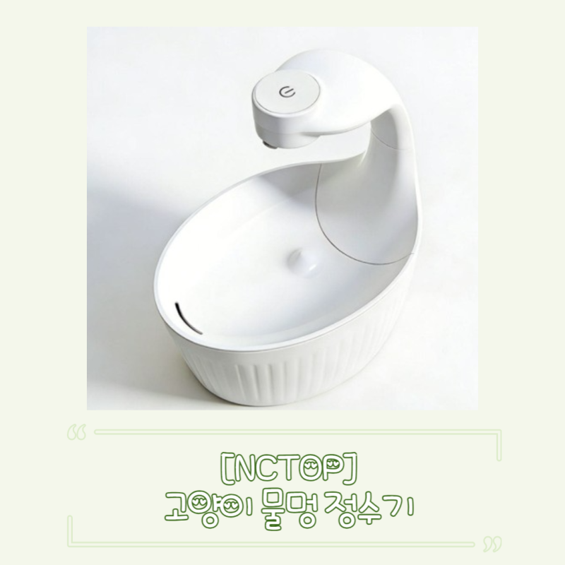 NCTOP 엔씨탑 고양이 물멍 정수기, 여섯냥이와 함께 사용해 본 솔직 후기