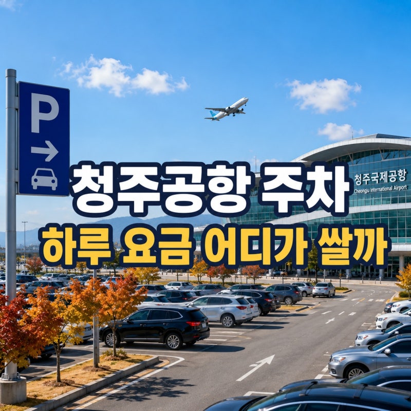 청주공항 주차요금 총정리｜장기주차할 때 저렴한 주차장은 어디?