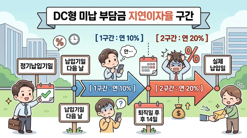 [이지택스] 최 대표님의 'DC형 퇴직연금 미납 지연이자' 고민 이야기