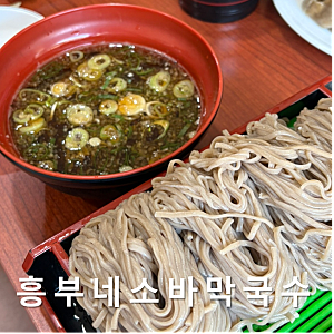 천안 맛집 흥부네소바막국수, 시원한 메밀소바 내돈내산 솔직후기