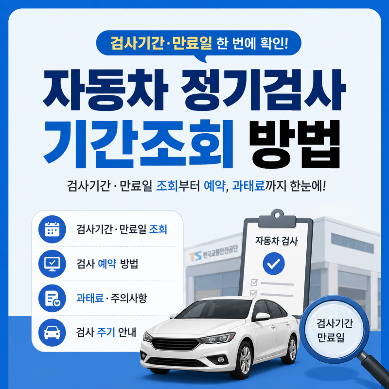자동차 정기검사 기간조회 방법｜검사기간·만료일 한 번에 확인