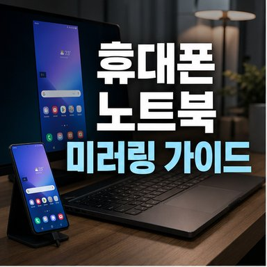 휴대폰 노트북 미러링 방법, 아이폰 삼성 갤럭시 연결 가이드