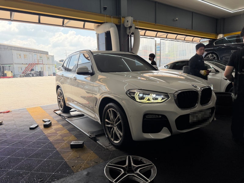 BMW X3타이어교체, 한국 다이나프로hpx 245-50-19