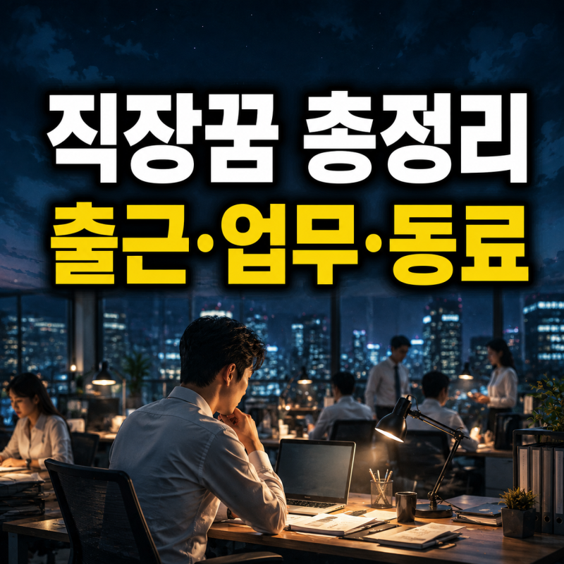직장꿈 총정리｜출근·업무·동료가 나오는 상황별 의미