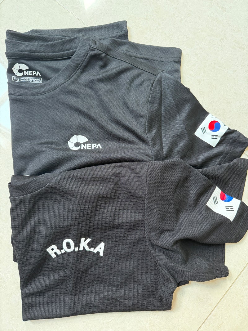 NEPA KOREA ARMY 네파 챌린지 라운드티 KOREA ARMY Sports COOLMAX crew neck 스포츠 쿨 맥스 크루넥 오리지....
