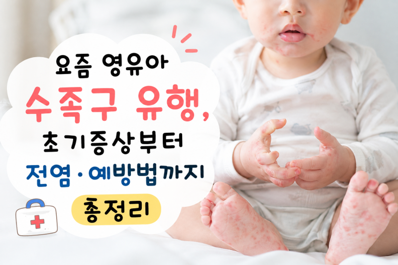 영유아 수족구 초기증상 | 전염기간·어린이집 등원·예방법