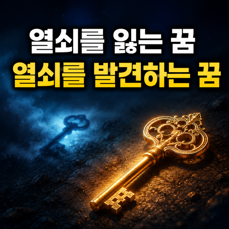 열쇠를 잃어버리거나 발견하는 꿈｜기회와 해결의 상징