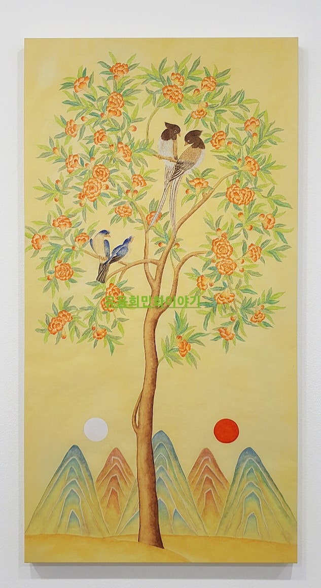 민화이야기4 꽃과 새 나비 민화그림 화조도 유래와 화조화 화접도 화훼도의 차이