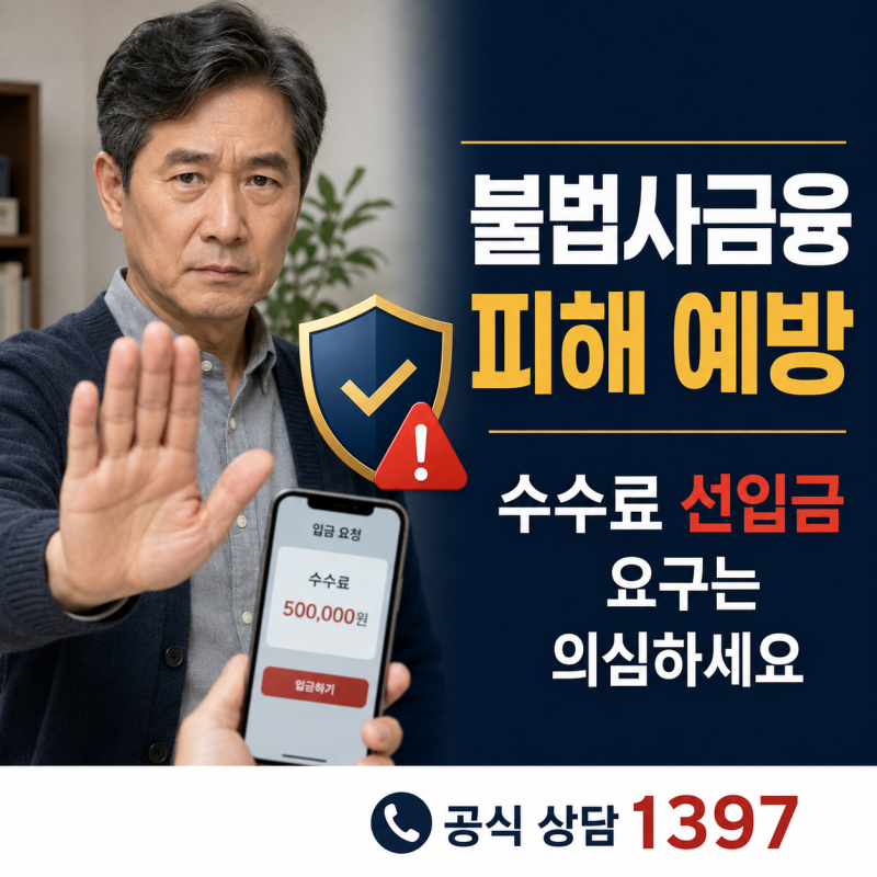 서민금융진흥원 저신용자 70만원 대출 방법, 불법사금융예방대출 신청 입금 절차