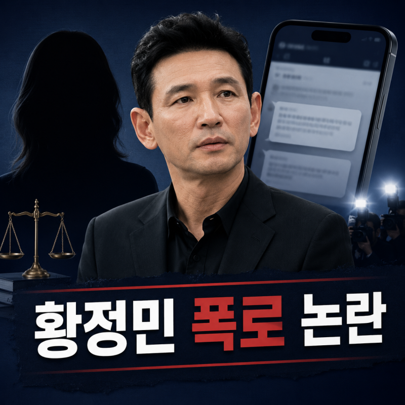 황정민 폭로녀 신상 얼굴·인스타 공개됐나? 사생활 논란과 양측 입장 정리
