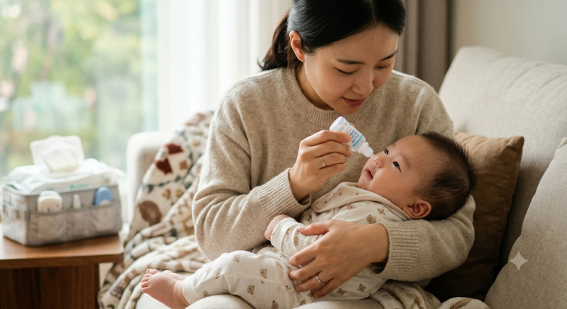 아기 코 세척, 생리식염수 제대로 넣는 방법이 따로 있어요