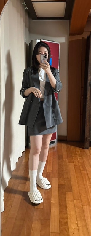럭키슈에뜨 내돈내산 추천템 자켓 치마 팬츠, 수트 셋업 세트