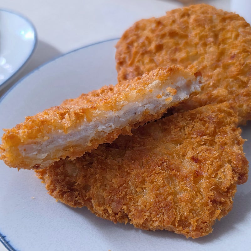 동원 퀴진 크리스피 통등심 돈까스 에어프라이어 조리 후기(내돈내산)