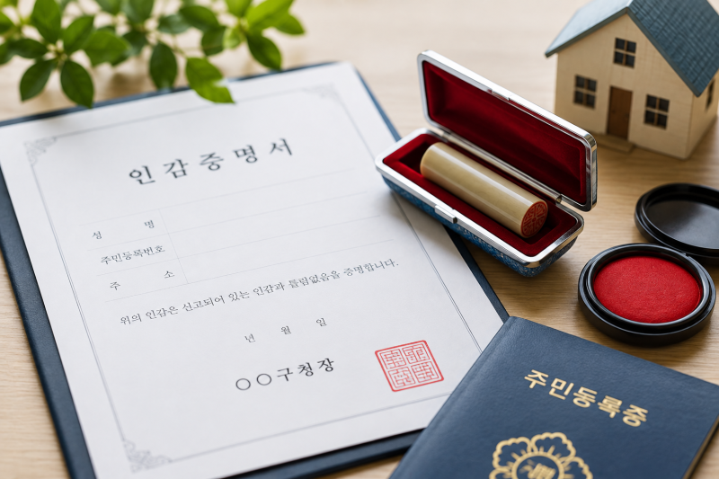 개인 인감증명서 인터넷 발급 방법 및 오프라인 방문 용도 차이점 정리