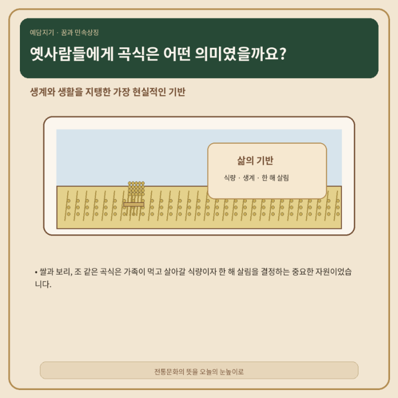 꿈에 누렇게 익은 벼가 나오면 무슨 뜻이었을까요?
