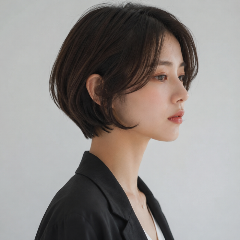 여자상고머리 단발 보브컷 숏컷 여자펌 종류 (뿌리볼륨펌 C컬펌 지라시펌)