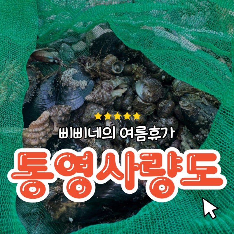 가족과 함께하는 통영 사량도 스노쿨링 해루질 여행 아이와 함께하는 즐거운 여름휴가 문어....