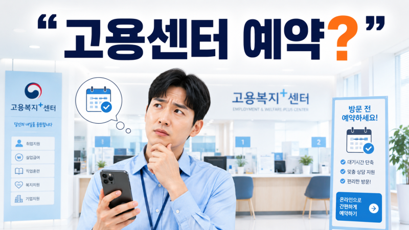 고용센터 방문 예약, 필수 아닌데 먼저 볼 5가지