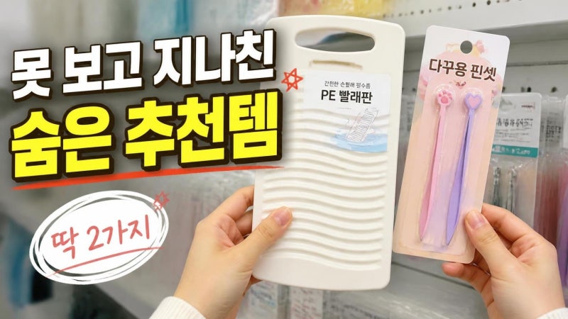 다이소 인기 추천템 2가지, 뭔지 몰라서 못 사는 아이템 제대로 고르는 법