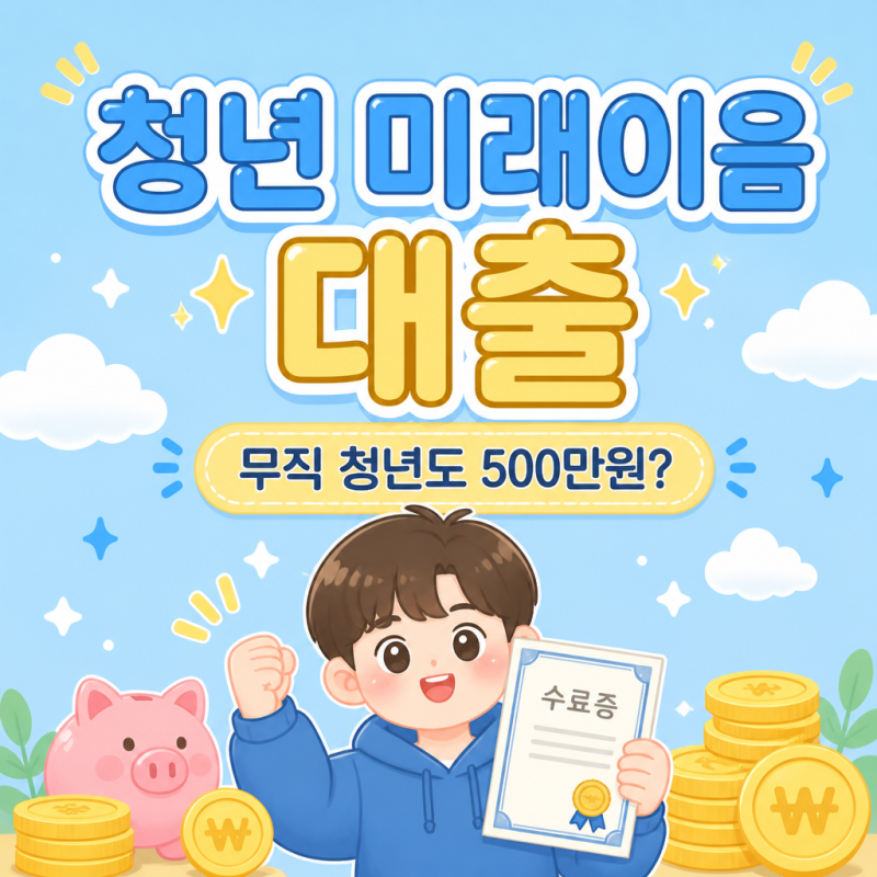 2026 청년 미래이음 대출, 뭐가 다를까? 무직 청년도 500만원 받는 법