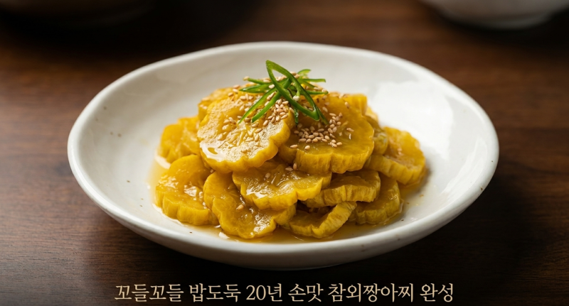 참외짱아찌 만들다