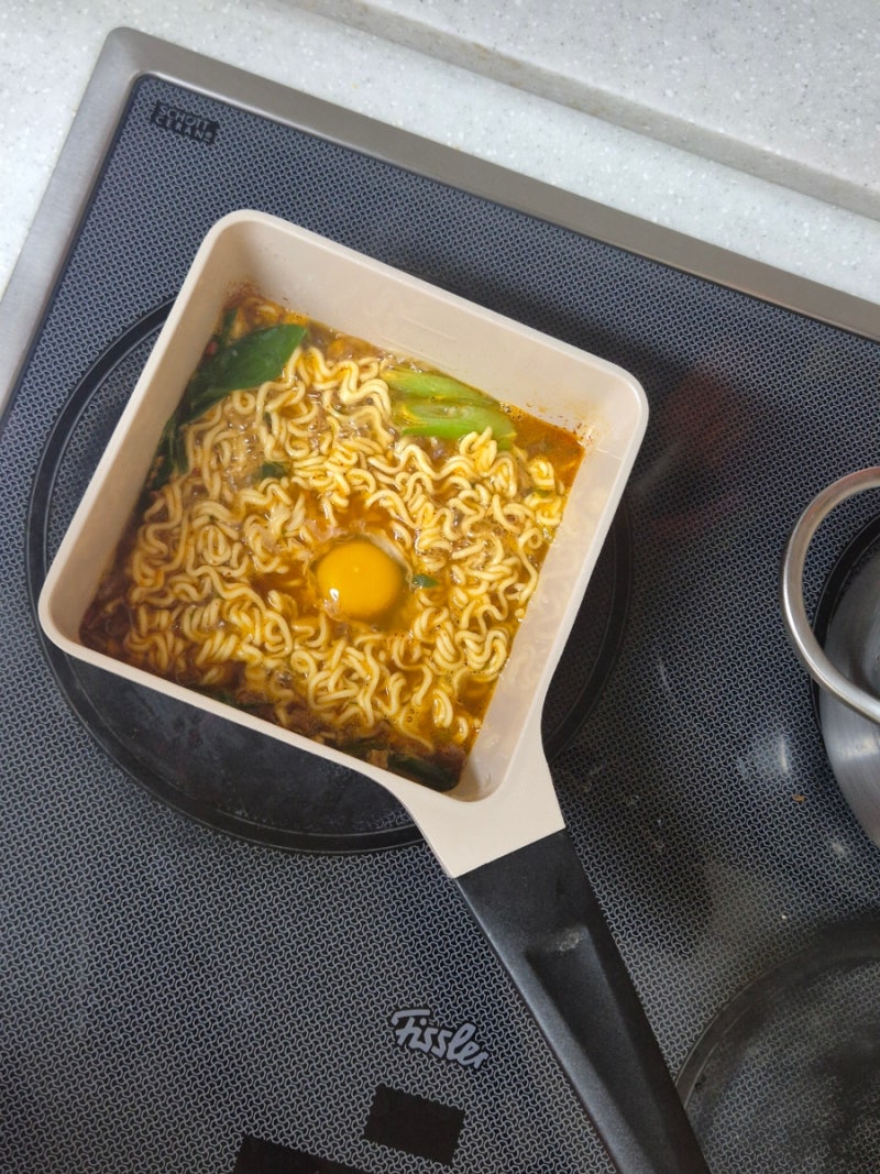 고화력 라면냄비 추천! 지은엘티 사각 세라믹냄비로 라면이 더 맛있어졌어요